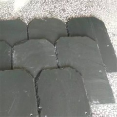 Natural black roof slate fish scale roofing slate